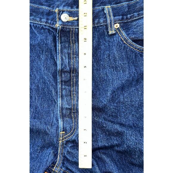 Levi's 501 Original Fit Straight Leg Button Fly Jeans Men's 42x34 - Picture 3 of 8